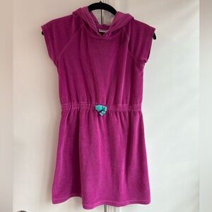 Hanna Andersson Hooded Cover-Up Toweling Dress